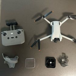 Dji Mini 3 (with remote, travel band, and ND filters)
