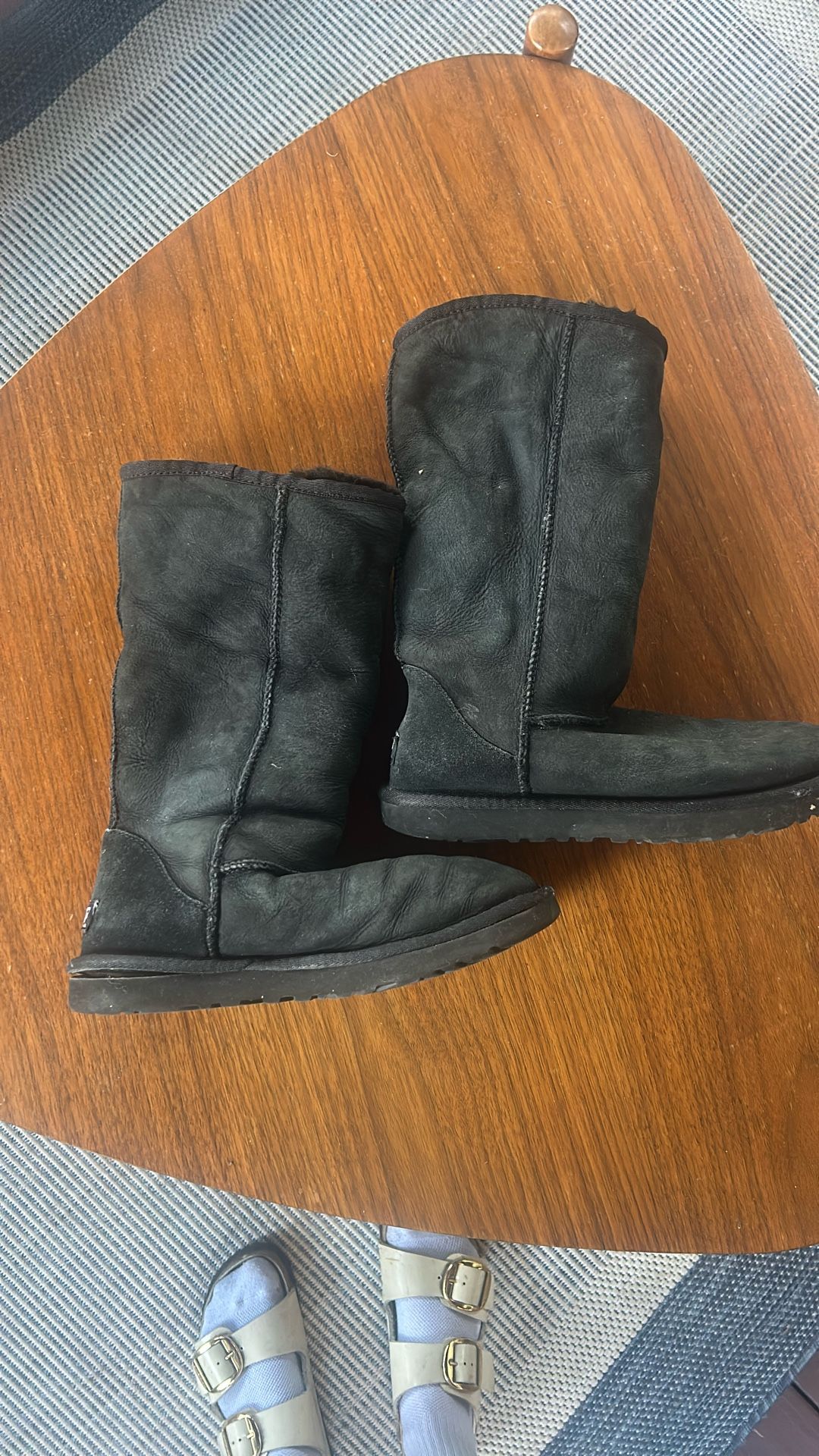UGG Black boots Size 8