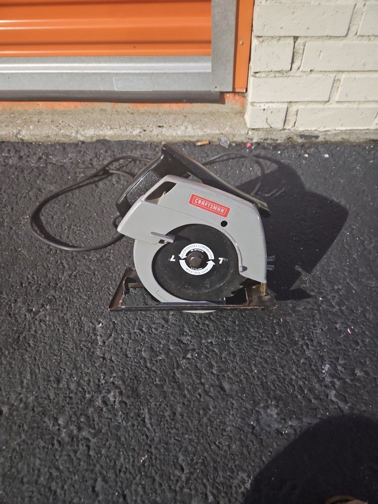 Vintage Craftsman Circular Saw 