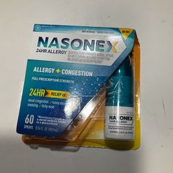 Nasonex Allergy And Congestion Relief 