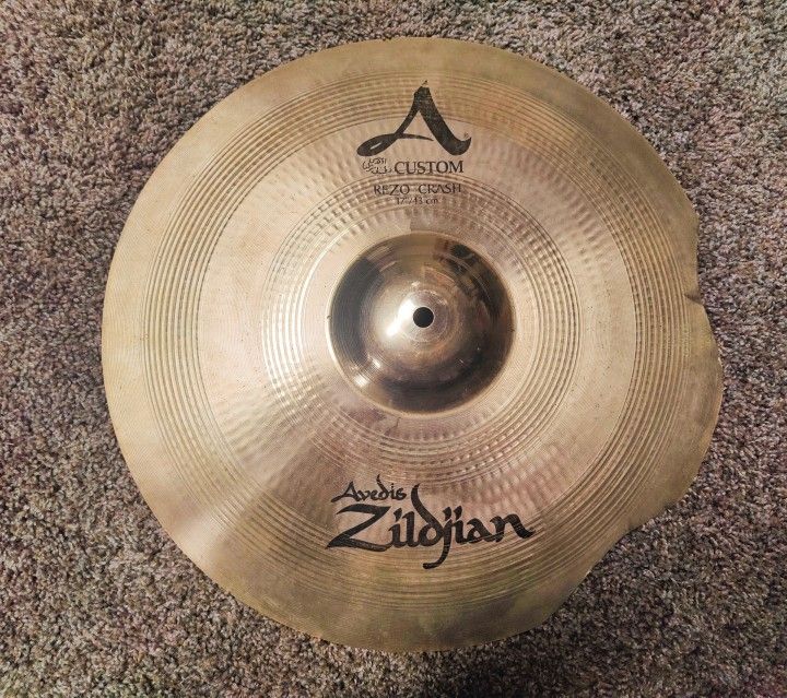 Zildjian 17"  A Custom Rezo Crash Cymbal (Sabian Paiste Meinl)