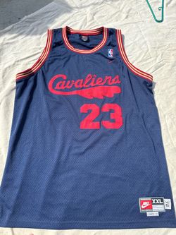 Cavs Era LeBron jersey with dimensions