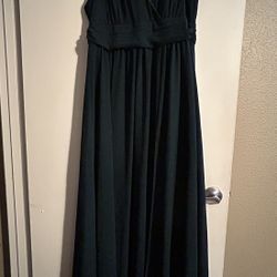Dark Green Gown