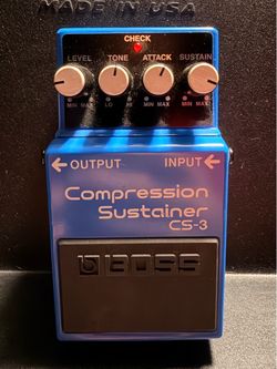 Boss CS-3 Compression Sustainer Guitar Pedal