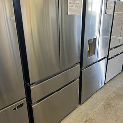 New LG 30 cu. ft. Smart Standard-Depth MAX™ 4-Door French Door Refrigerator with Full-Convert Drawer™