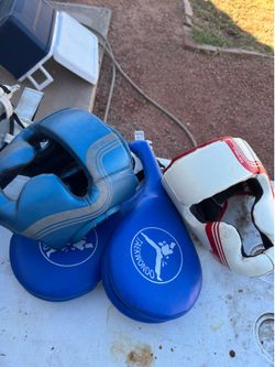 MMA head gear & mits