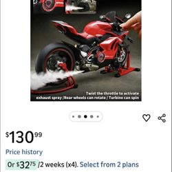 Motorcycle model for k2 black