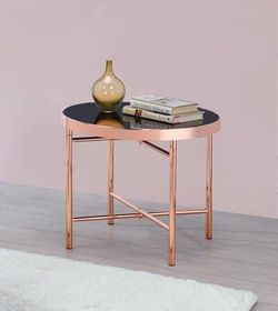 End Table with Rose Gold Legs ONLY $130! Lowest Prices Ever!