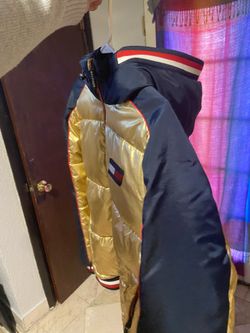 Tommy Hilfiger gold puffer Jacket