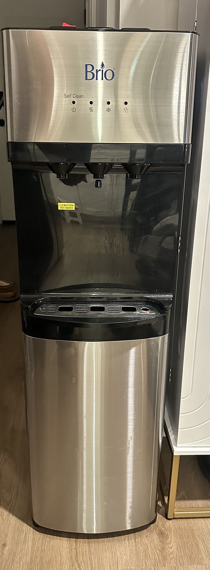 Brio Bottom-Load Hot & Cold Water Dispenser – Self-Cleaning – $75 OBO