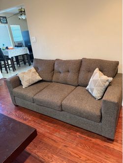 Couch, Coffee Table, 2 Side tables