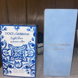 Dolce & Gabbana Summer vibes 4.3FL OZ & Dolce & Gabbana Light Blue 3.3FL OZ