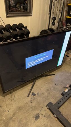 75inch Samsung tv with small crack