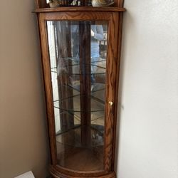 Corner Curio Cabinet 