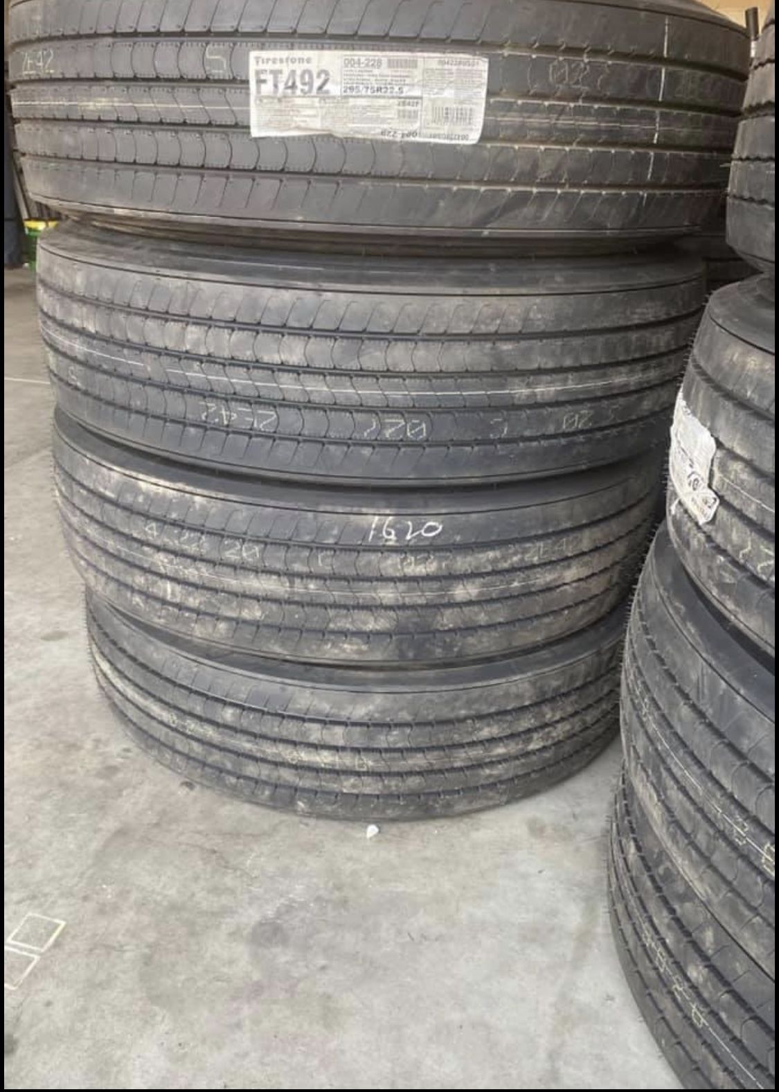 8 Trailer Firestone Tires FT492 $3000 inbox for more info