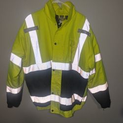 2XL Safety Rain/ Snow Jacket