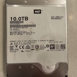 WD 10TB Hard Drive