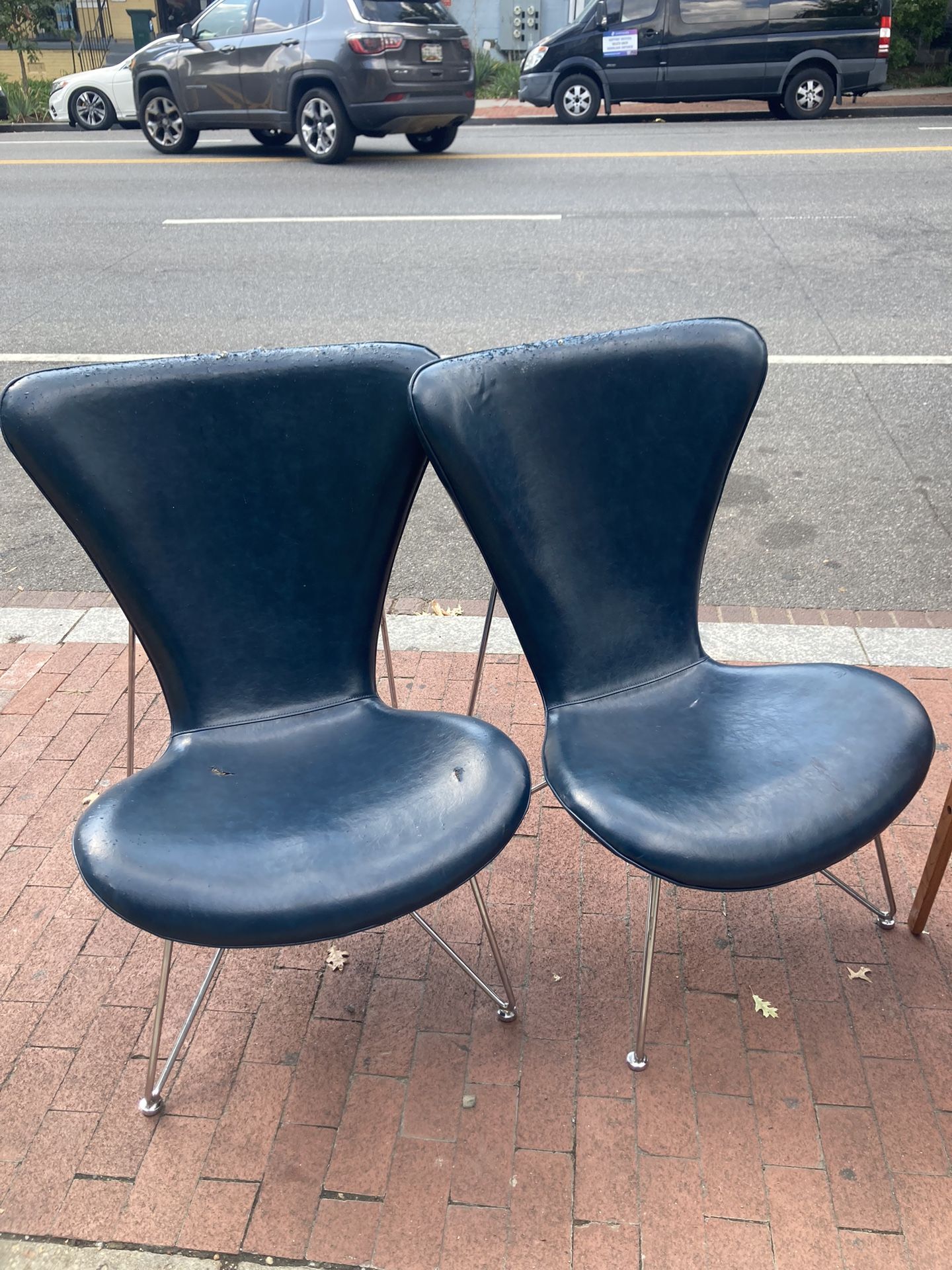 Pair Of Vintage Mid-Century Accent Chairs