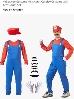 Super Mario Costume- Size XL.