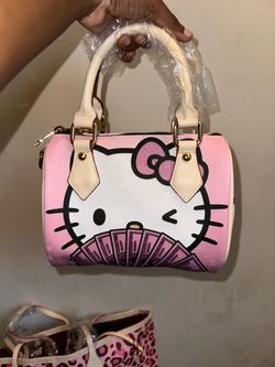 Hello Kitty Mini Barrel Handbag Pink