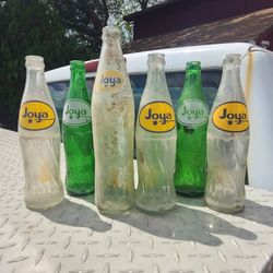 VINTAGE MEXICAN  " JOYA " SODA BOTTLES  ( 8 )