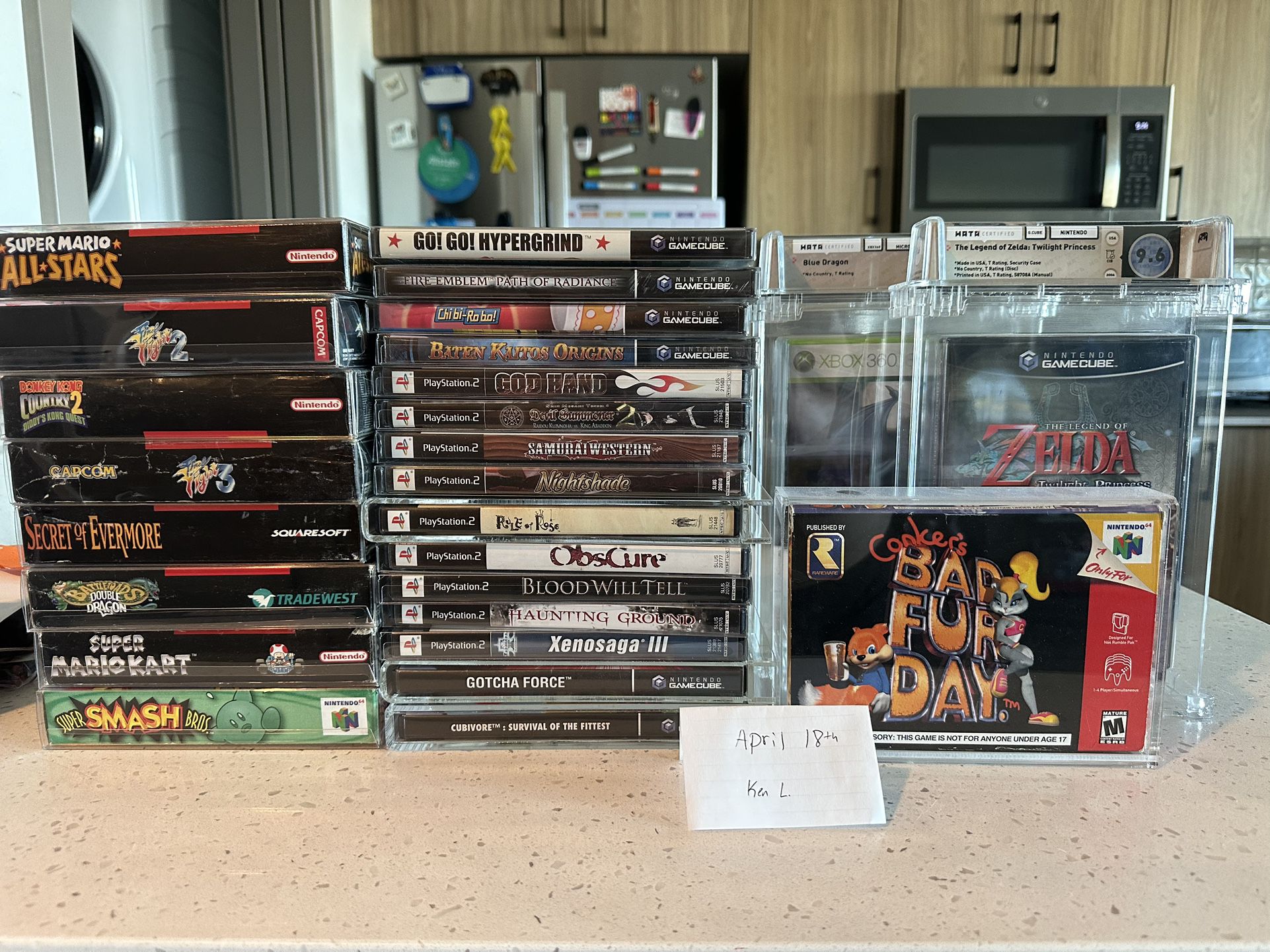 Video game collection 