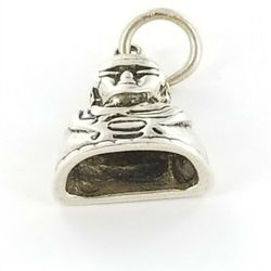 Men's Women's Sterling Silver 925 Buddha Charm / Pendant  #81916