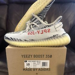 Adidas Yeezy Boost 350 V2 Zebra Size 10 Men’s / 11.5 Women’s