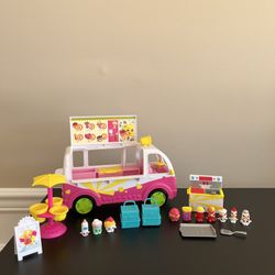 Shopkins Fast Food Fair Scoops Ice Cream Truck Plus Extras Moose
