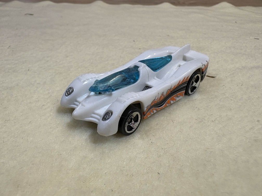 White Power Pistons Toy Car