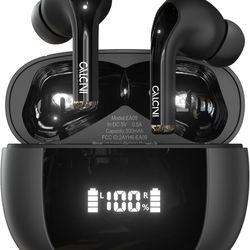 Wireless Earbuds Bluetooth 5.3 with Microphone, True TWS Earbuds in-Ear Headphones for Phone,Samsung,Android,Sport and Workout with Charging C