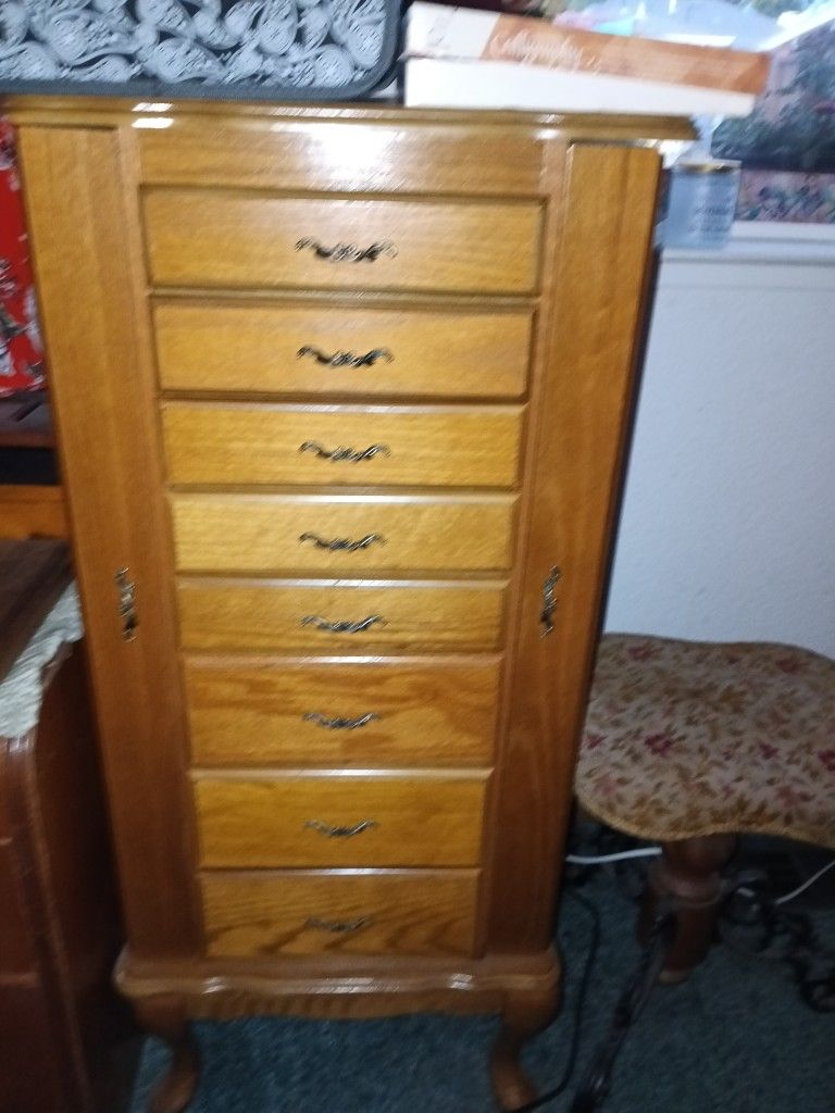 Vintage Jewelry Armoire