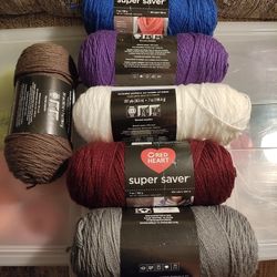 Yarn. All New And Large 7 oz. Price For All 6