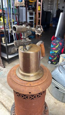 Vintage brass blow torch