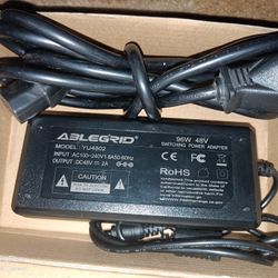 AC 100V-240V Converter Adapter DC 48V 2A 96W Power Supply Charger DC 5.5mm PSU