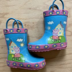 PEPPA Pig Rain Boots - Toddler Size 6