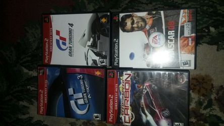 Lot of 4 PlayStation 2 driving games ps2