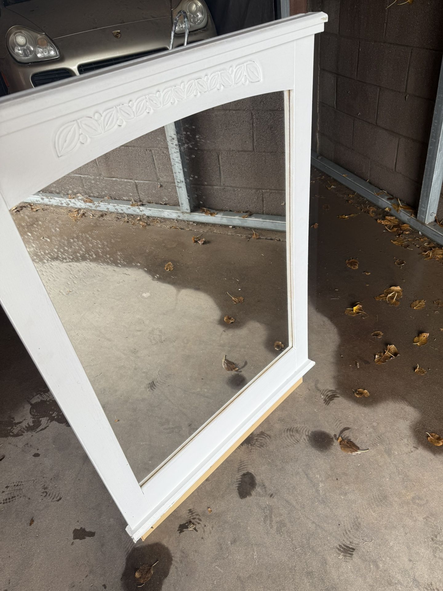 White Mirror for Dresser 
