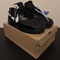 Off-White x Nike Air Max 90 'Black'