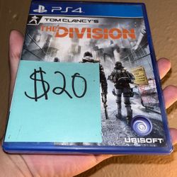 PlayStation 4 Video Game PS4 PS5 Call Of Duty Tom Clancy’s The Division Shooting Army Combat