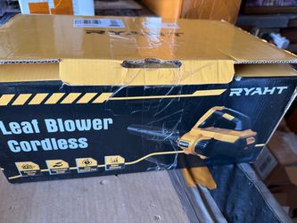 RYAHT Cordless Leaf Blower – New Open Box – 2 Batteries