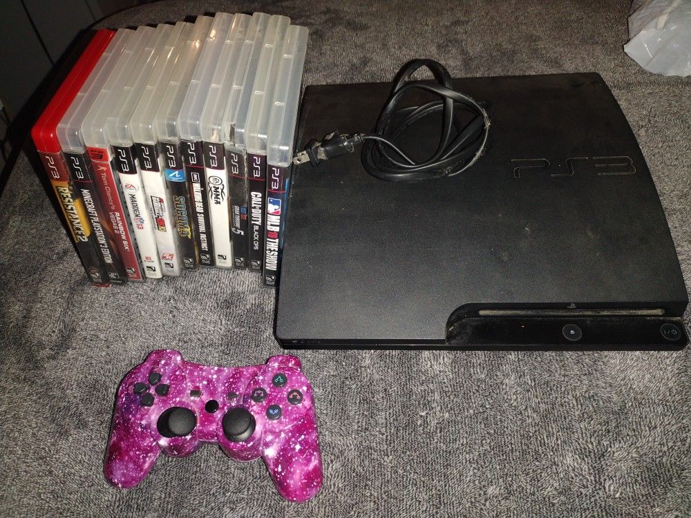 PS3 with Games 