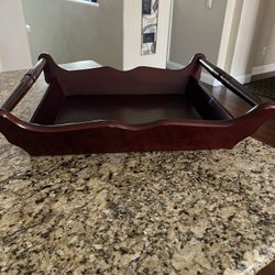 20 X 18 Red Wood Tray