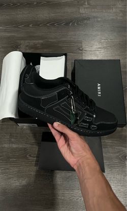 Black Low Top Amiri Size 10