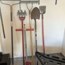 Garden tool Stand  &. Tools 