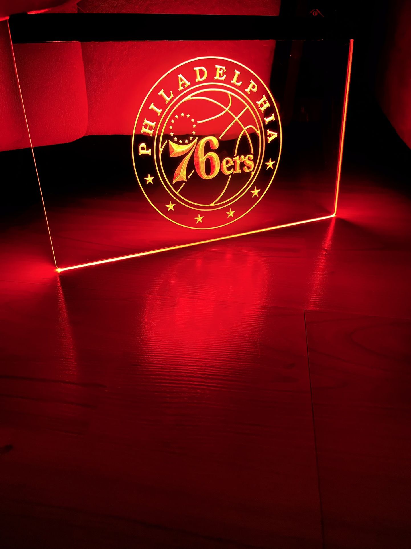 PHILADELPHIA 76ERS LED NEON LIGHT SIGN 8x12