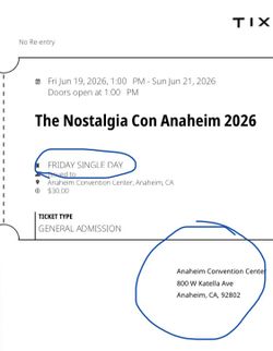 2 Tickets To See Twilight Cast In Anaheim