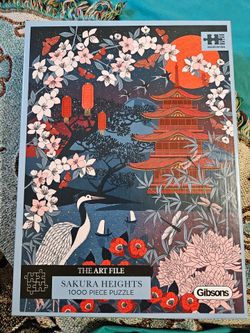 Sakura Heights 1000 piece puzzle