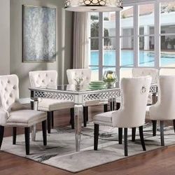 Dining Table 6 Chairs 