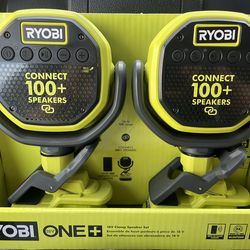 RYOBI SPEAKER TWO PACK
